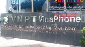 Bảng hiệu chữ nổi Inox công ty - Quảng Cáo Gia Huy - Công Ty TNHH MTV Quảng Cáo Gia Huy